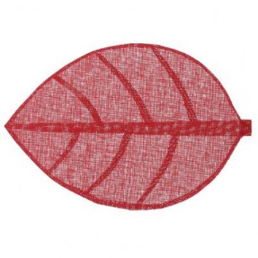 Individuales «hoja» roja - 118842E