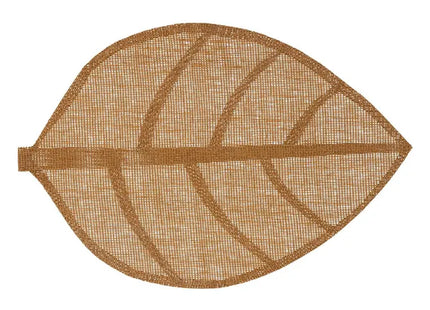 Individuales "hoja" marrón claro - 118842S