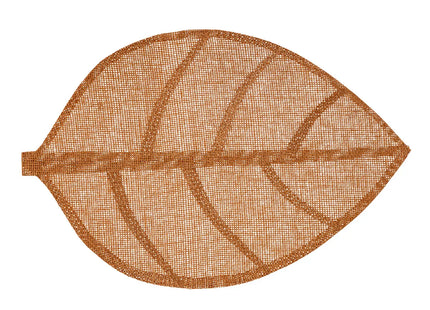 Individuales "hoja" marrón oscuro - 118842T