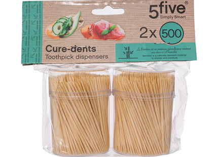 Juego de 2 porta palillos de bambú - 120053