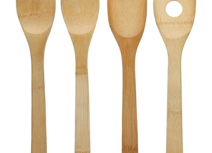 Utensilios de cocina de bambú x4 - 120058