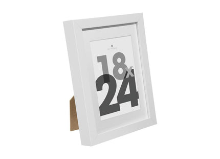 Porta retrato "Eva" 18x24cm  blanco - 121156B