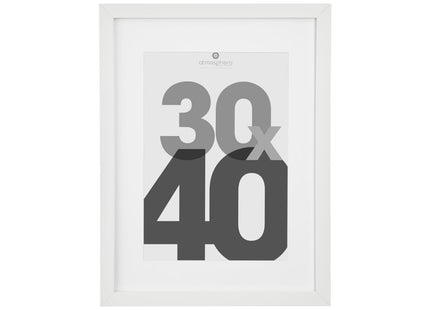 Porta retrato "Eva" 30x40cm blanco - 121158B