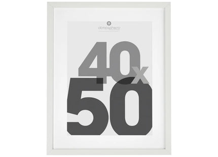 Porta retrato Marie-Louise 40x50cm blanco - 121160B