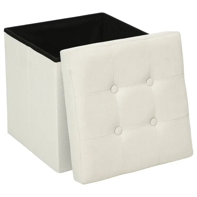 Puf plegable "Lysandre" 38x38x38cm - 121470A