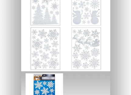 Pegatina o sticker strass "Copo de nieve" 29c41cm - 122127
