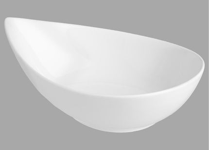 Cuenco gota blanco 21x16cm - 122702