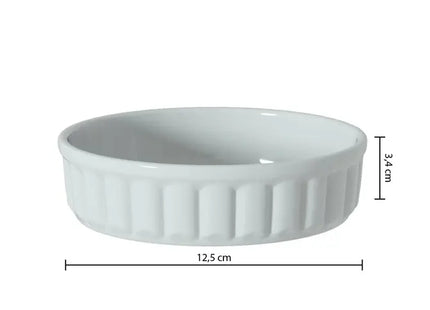 Plato de loza para crème brûlée, 12,2 cm de diámetro - 122766