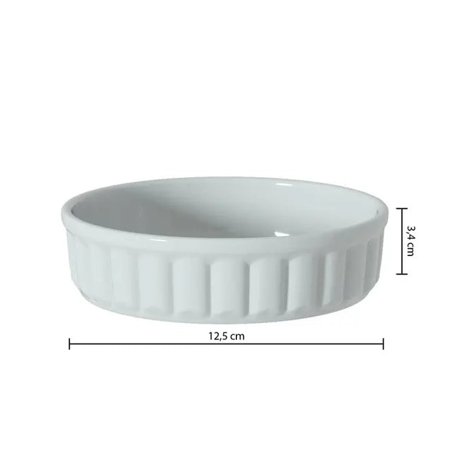 Plato de loza para crème brûlée, 12,2 cm de diámetro - 122766