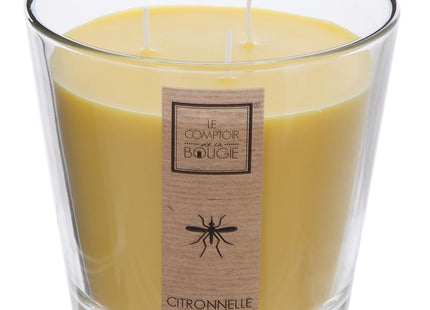 Vela perfumada "Nina" en pote de vidrio con citronela 500gr - 123000CIX