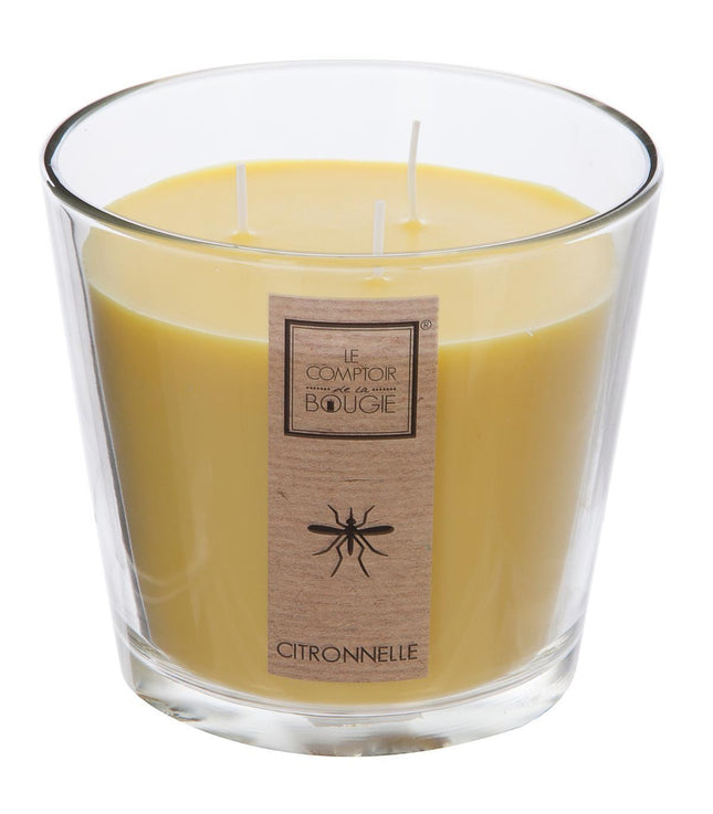 Vela perfumada "Nina" en pote de vidrio con citronela 500gr - 123000CIX