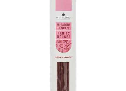 Paquete de 20 varitas de incienso perfumadas, frutos rojos - 123092H