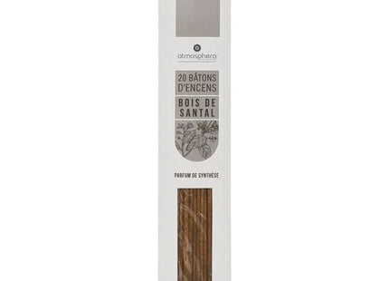 Paquete de 20 varitas de incienso perfumadas, bois de santal - 123092I