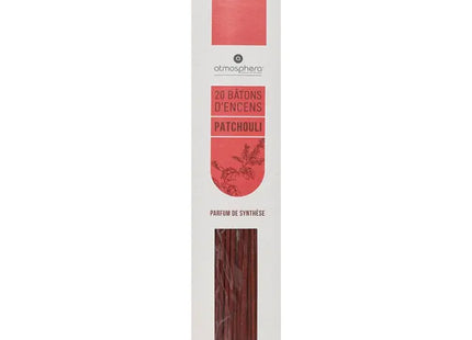 Paquete de 20 varitas de incienso perfumadas, pacholi - 123092K