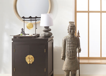 Velador "Galet" de cerámica A30cm - 124166