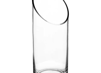 Jarrón cilíndrico transparente, 10 cm de diámetro x 25 cm de altura - 124231