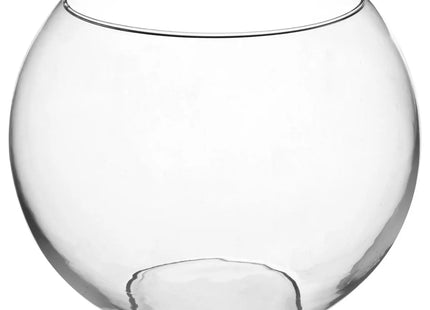 Jarrón de cristal con forma de bola D25cm - 124301