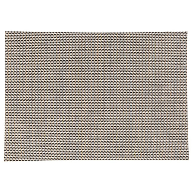 Individuales texaline 35.5x30 negro y blanco - 125070B