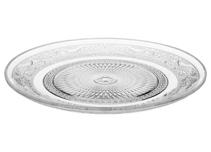 Plato de postre "Renacimiento" D20cm de vidrio - 125367