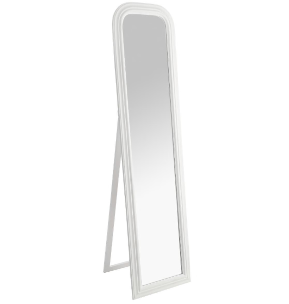 Espejo de pie "Adele" blanco H160 - 126563B