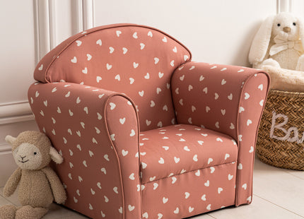 Sillón club “Leaf” Rosa terracota - 126918G