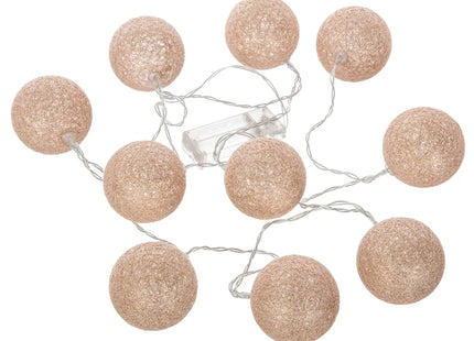 Guirnalda LED 10 bolas D6cm - 127181