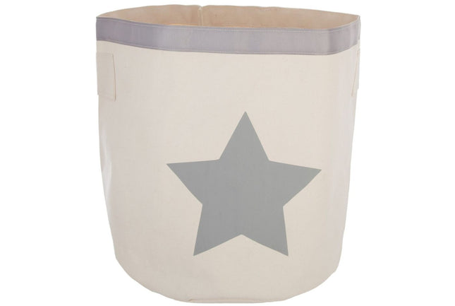 Cesta "Canvas" de almacenaje gris  43x44,5 - 127255C