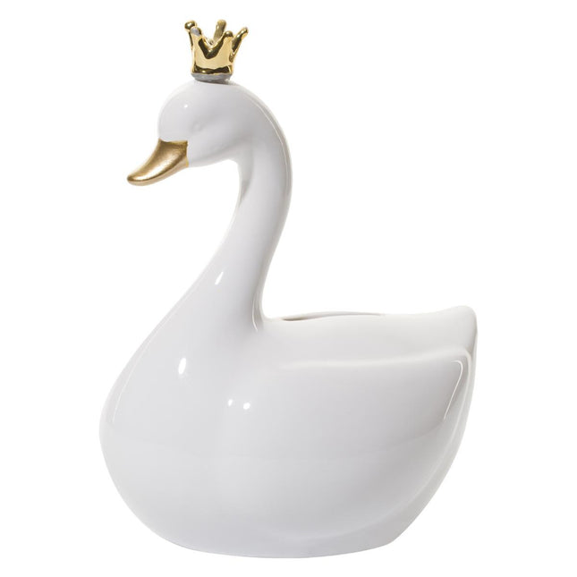 Alcancía infantil "Cisne" de dolomita - 127331