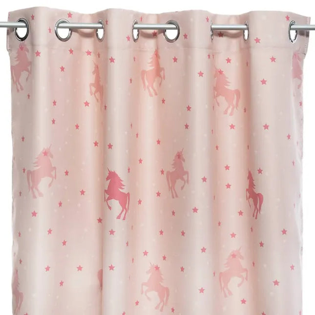 Cortina opaca "Glow" rosa 140x250cm - 127372E