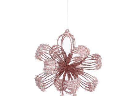 Deco navideña "Hoja" de metal 3D - 127681G