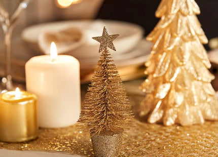 Árbol mesa 14 cm dorado - 127930E