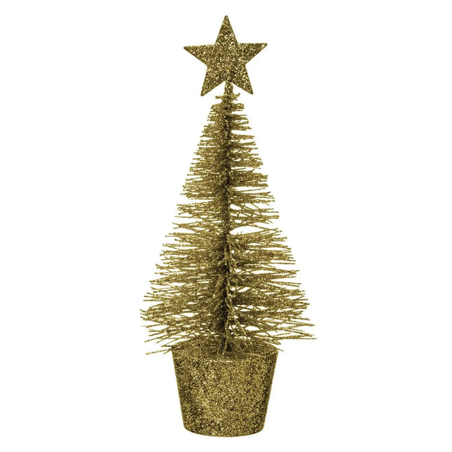Árbol mesa 14 cm dorado - 127930E