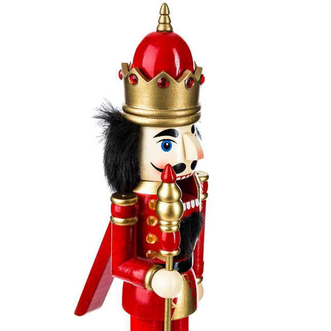 Cascanueces navideño de madera A38cm - 128324F