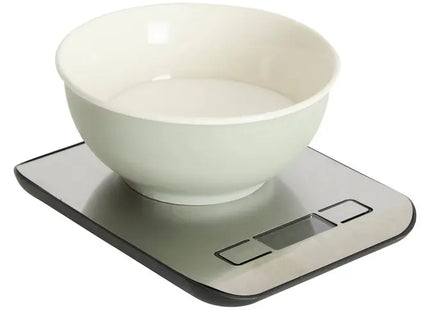 Balanza digital de 18 cm de largo en acero inoxidable - 128651