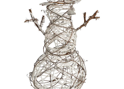 Deco navideña de ratán A40cm - 129790D