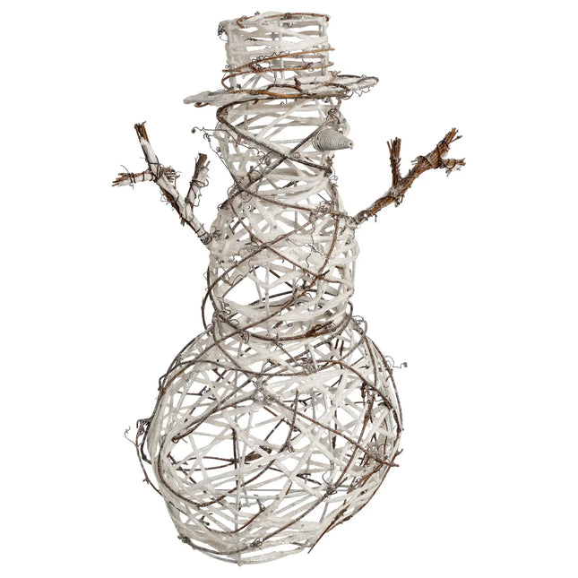 Deco navideña de ratán A40cm - 129790D