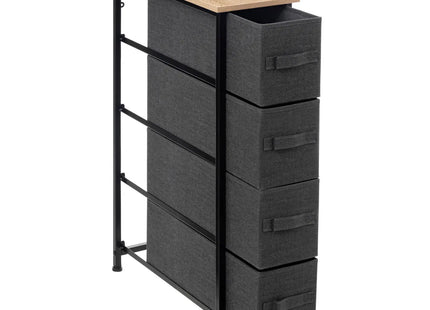 Mueble de almacenaje de 4 cajones L16 x 48cm "Tissa" - 130140