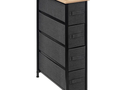 Mueble de almacenaje de 4 cajones L16 x 48cm "Tissa" - 130140