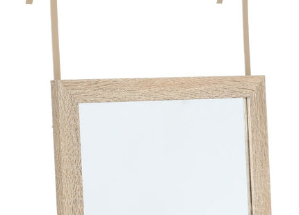 Espejo de puerta efecto madera 35x109cm - 130330