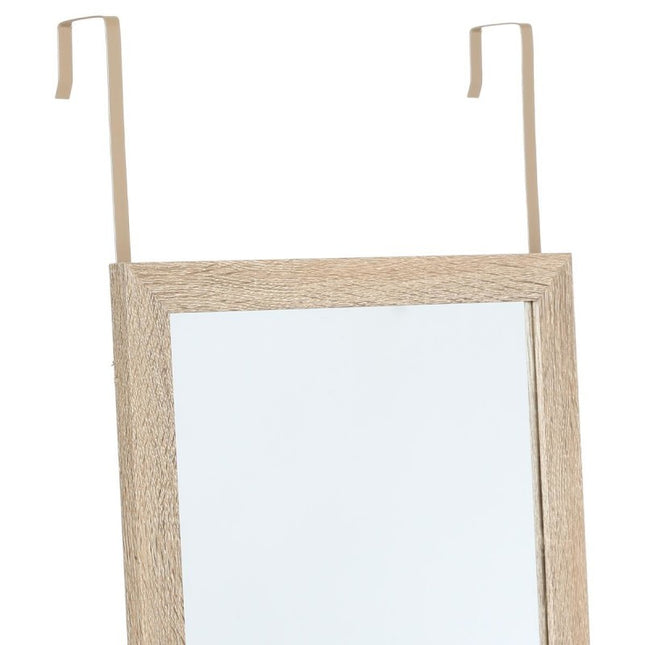 Espejo de puerta efecto madera 35x109cm - 130330