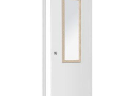 Espejo de puerta efecto madera 35x109cm - 130330