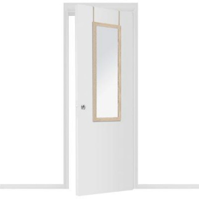 Espejo de puerta efecto madera 35x109cm - 130330