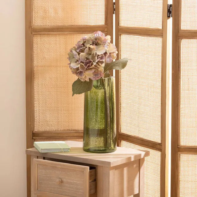Tallo artificial de hortensia azul, de 83 cm de altura - 130813E