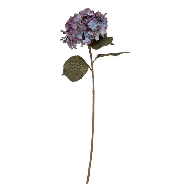 Tallo artificial de hortensia azul, de 83 cm de altura - 130813E