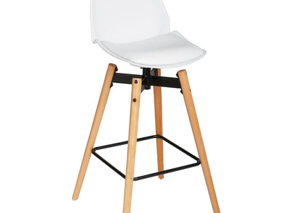 Taburete de bar "WILIO" blanco - 131274C