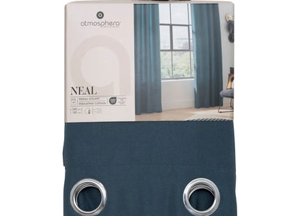 Cortina aislante "Neal" Azul egeo 140x260cm - 131511E