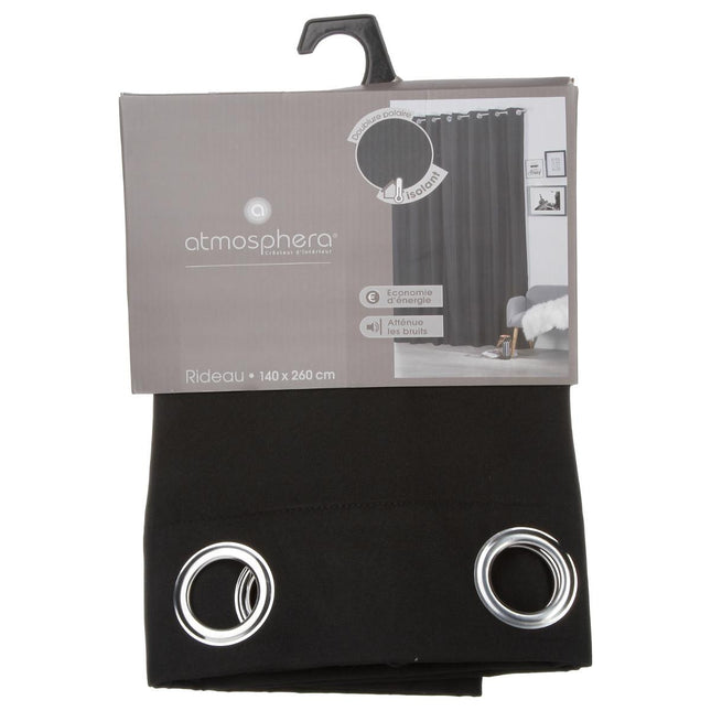 Cortina aislante 140X260 negro - 131511J