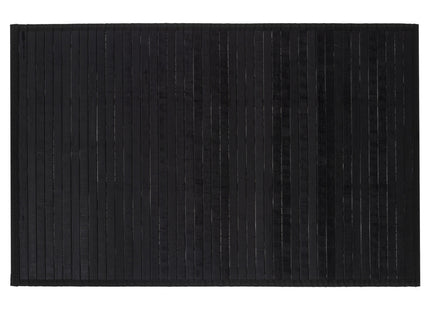 Alfombra de baño de láminas de bambú negro 50x80cm - 131569A