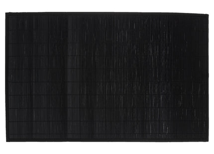 Alfombra de baño de láminas de bambú negro 120x170cm - 131570A