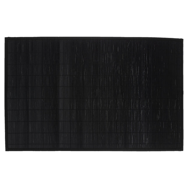 Alfombra de baño de láminas de bambú negro 120x170cm - 131570A